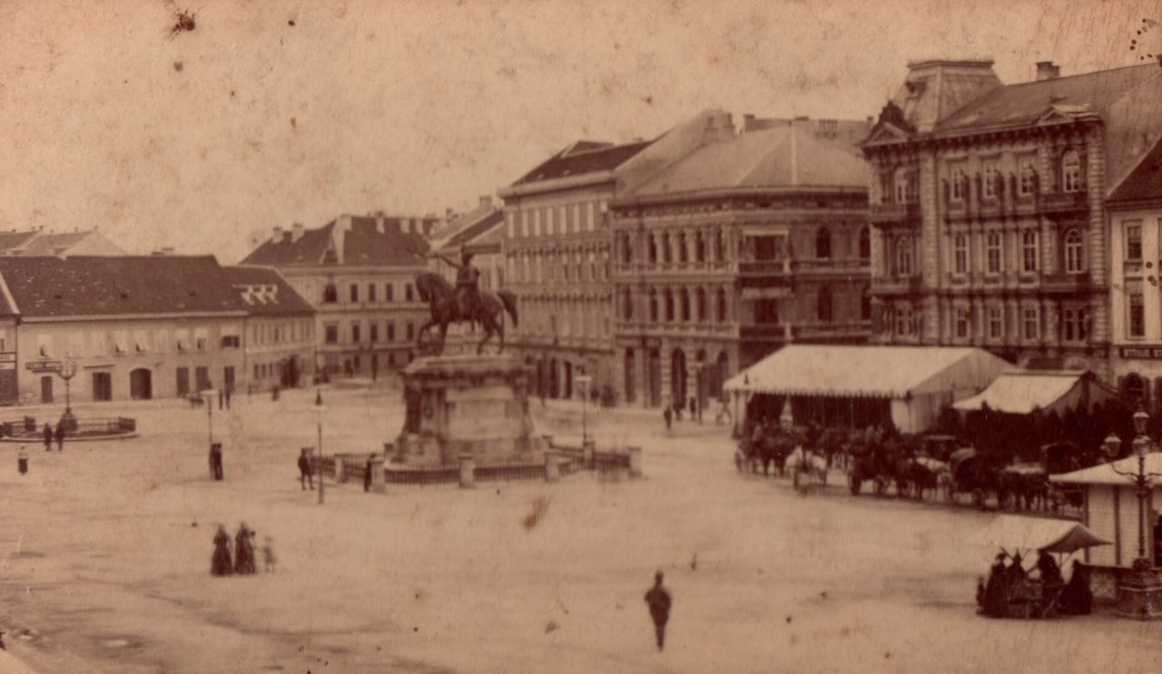 Trg bana Jelačića 1880-ih